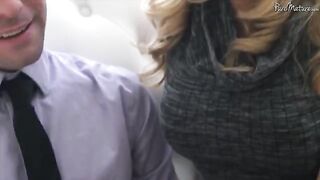 A man managed to seduce the girl and fucked her on the couch