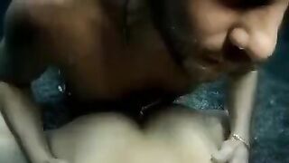 A beauty performs a blowjob underwater and then has sex with a guy