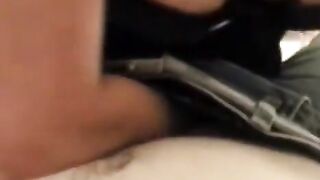 Hot brunette wife fucked in the corset directly on the bed