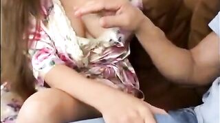 The mother, tired, let her son do whatever he wanted