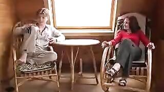 A young boy was fucked by his older sister in the countryside