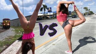 The best ass in the world: Abella Danger vs Kelsi Monroe - BangBros