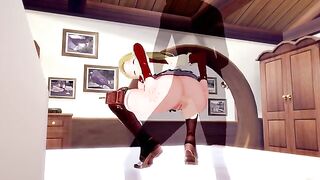 Jobless Reincarnation ZENITH GREYRAT gets wild with intense passion and cum