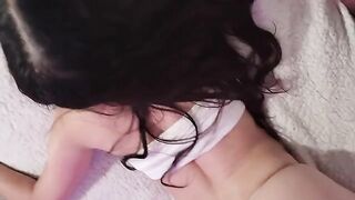 A fat cock for a tight white pussy in doggystyle
