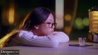 Petite beauty Lulu Chu gets her pussy filled with BBC cream
