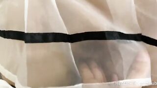 Amateur schoolgirl in cosplay gets fucked hard, showcasing her holes