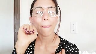 The shrink is in for a role play session - JOI style