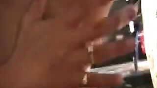 A new toy brought intense pleasure and a powerful orgasm jet