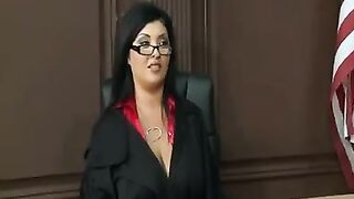 Hot mature with big boobs in sexy uniform porn