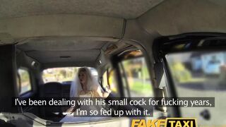 The bride changed her clothes with a taxi driver before the wedding