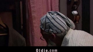 A grandfather punished his granddaughter for disrespect through spanking
