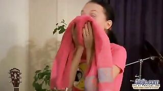 Old man fucks a young girl in her ass hole
