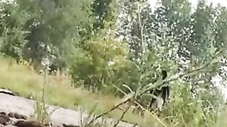 A cute woman in a power relationship dominates her man in sex
