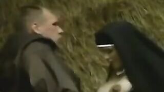 A pregnant nun gets fucked by a taxi driver in this hot vid