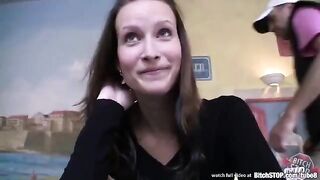 I paid for the girl's blowjob in the public toilet, it was intense!