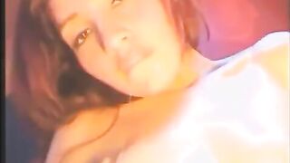 Girl fucks herself in all holes with powerful vibrators. She's a slut