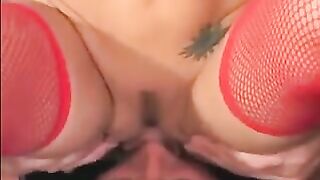 A chick in linen stockings sat on a guy’s face