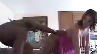 The wife became a participant in a non-plot for the sake of a big black dick