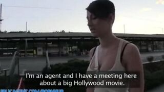 Ladies are getting laid for money in an outdoor setting