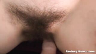A neighbor with a hairy pussy finally got fucked