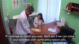 The doctor called the girl to the office for a private talk