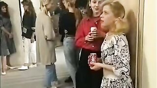 The teacher is giving a lesson to her student in a very intimate way