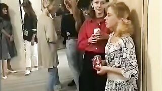 The teacher is giving a lesson to her student in a very intimate way