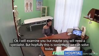 The cunning doctor examined the patient and fucked her hard