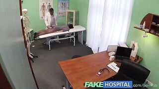 The cunning doctor examined the patient and fucked her hard