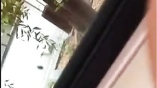 He could jerk off his big cock right on the street, amazing!