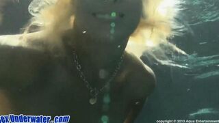 A blowjob shot in water, hot and sexy to see