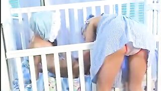 Midget man fucked the babysitter with small natural tits
