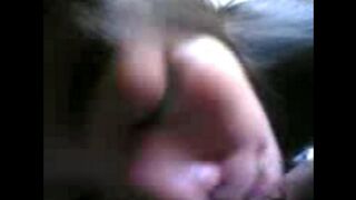 Carefully China broke her brother's dick when she sucked it, as a token of apology