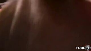 The American student has a party and gets fucked with friends
