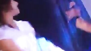 A girl got fucked in the nightclub, just like in a scene