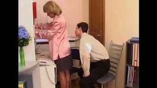 A son is fucking his real mom in this Russian amateur video