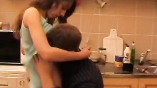 Father, being a drunk, fucked his daughter in an incestuous act
