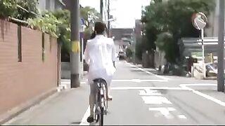 The Japanese girl was betrayed by her boyfriend in a steamy scene