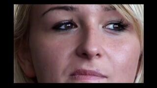Blonde fucks in her ass and licks the guy’s cock