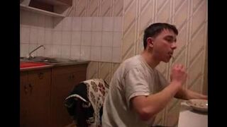 The hot mom gets raped in the kitchen, much more exciting than incest