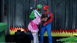 A man checks the sexual abilities of two girls in a steamy group scene