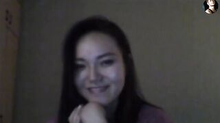 A man fucked a sexy Kazakh girl during a Skype call