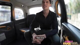A girl is a taxi driver in an alternate universe, picking up passengers for sex