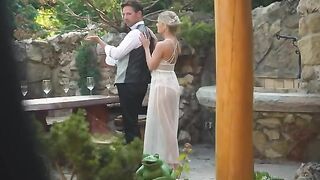 Double cock for honeymoons - the best threesome sex