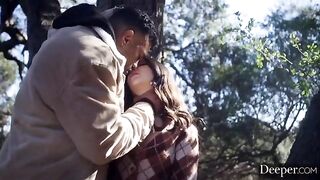 Threesome anal sex with Skyler Nicole and Vanessa Sky getting fucked hard