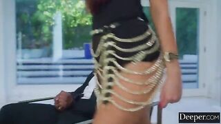 Security guard fucked brunette in the ass hole