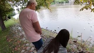 Duck feeding with beavers and creampie for cutie Serina Gomez – Part 1