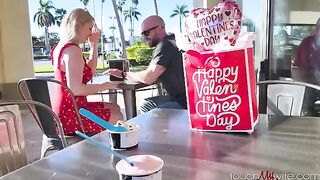 The guy gave his wife to another man for Valentine's Day