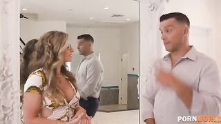 Blonde MILF Cory Chase gets her tight asshole gapped by a real estate agent