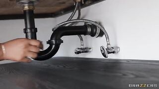 The Plumber came to fix the leak and got sex